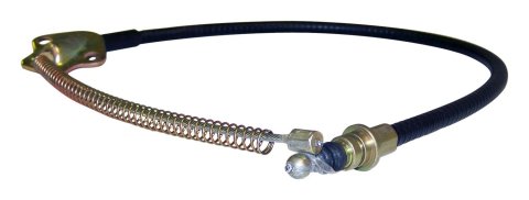 Crown Automotive Parking Brake Cables for 1976-1978 CJ5, CJ7 - J5355325 Cable, Left Rear, Black Plastic Jacket, 30.50 in. Cable Length, Jeep, Each