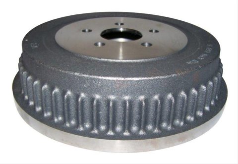 Crown Automotive Brake Drums 4877262 Drum, Rear, Cast Iron, Natural, 9.845 in. Diameter, Chrysler, Dodge, Plymouth, Each