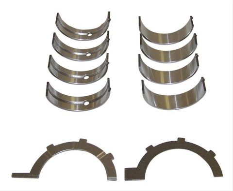 Crown Automotive Main Bearings for 2005 GRAND CHEROKEE, 2002-2005 LIBERTY - 5066733K Bearings, Stock Size, Bi-metal, Dodge, Jeep, 3.7L, Set