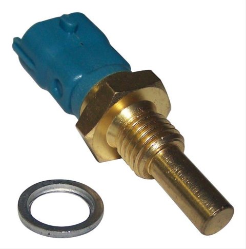 Crown Automotive Coolant Temperature Sensors 5066779AA Sensor, Temperature, Brass, Natural, Chrysler, Dodge, Jeep, Each