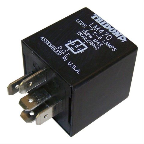 13.50 amps Crown Automotive Flasher Units 4607084 Unit, 12 V, amps, 5 Terminals, Chrysler, Dodge, Jeep, Plymouth, Each