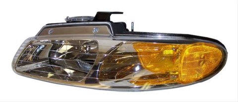 Crown Automotive Headlight Assemblies 4857041 Assembly, Driver Side, OEM Style, Amber/Clear Lens, Chrysler, Dodge, Plymouth, Each