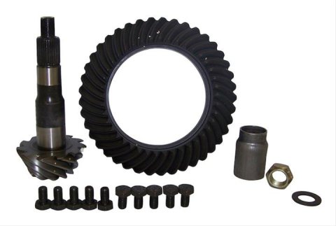 Crown Automotive Ring and Pinion Gear Installation Kit Combos 5019854AB Dana 44 3.73 Gears Gears, 3.73:1 Ratio, 30-spline, Standard Rotation, Kit, Rear, 44, Jeep,