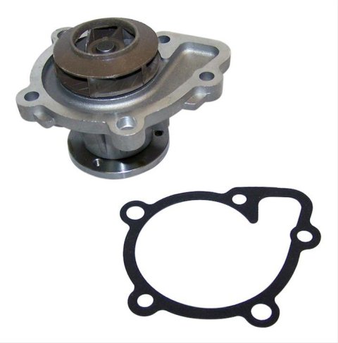 Crown Automotive Mechanical Water Pumps 5047138AB Pump, Mechanical, Standard-volume, Aluminum, Natural, Clockwise, Chrysler, Dodge, Jeep, Each