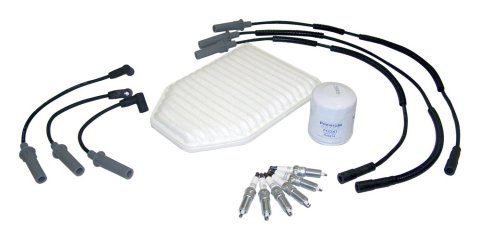 Crown Automotive Vehicle Maintenance Tune-Up Kits for 2007-2011 WRANGLER - TK-45 Spark Plugs, Tune-Up, Plug Wires, Air Filter, Oil Filter, Jeep, 3.8L, Kit