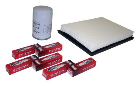 Crown Automotive Vehicle Maintenance Tune-Up Kits for 2006-2008 COMMANDER, 2005-2008 GRAND CHEROKEE - TK-47 Spark Plugs, Tune-Up, Air Filter, Oil Filter, Jeep, 3.7L, Kit