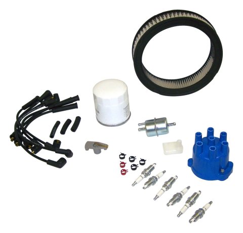 Crown Automotive Vehicle Maintenance Tune-Up Kits TK-32 Spark Plugs, Tune-Up, Plug Wires, Air Filter, Distributor Cap and Rotor, Jeep, 4.2L, Kit