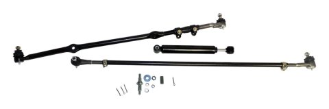 Crown Automotive Steering Kits for 1997-2006 WRANGLER - SK2 Linkage Systems, Stock Replacement, Steel, Black, Jeep, Left Hand Drive, Kit