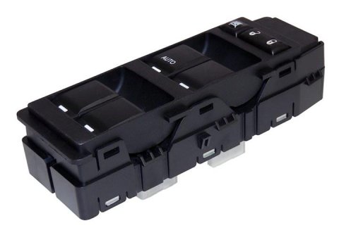 Crown Automotive Electrical Switches 4602780AD Switch, Left Front Power Window and Door Lock, Stock Terminal, Plastic/Steel, Black, Chrysler, Dodge, Jeep, Mitsubishi, Ram, Each