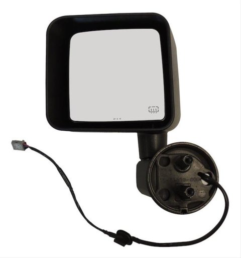Crown Automotive Side View Mirrors for 2011-2013 WRANGLER - 5182183AA Mirror, Electric, European Models, 2011-13 Jeep Wrangler, Driver Side, Each