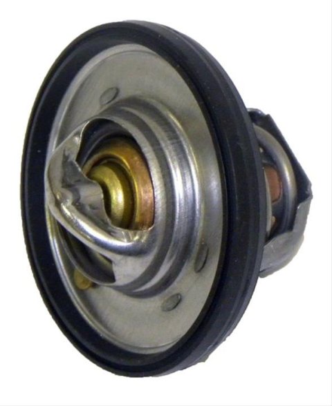Crown Automotive Thermostats 52079476AB Thermostat, 195 degrees, Standard-flow, Copper/Stainless Steel, Chrysler, Dodge, Jeep, Mitsubishi, Ram, Each