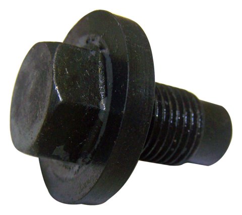 Crown Automotive Oil Pan Drain Plugs 6034376 Plug, 1/2-20 in. Thread Size, Gasket, Chrysler, Dodge, Jeep, Plymouth, Each
