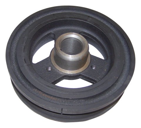 Crown Automotive Harmonic Balancers J3242886 Balancer, Nodular Iron, Black Powdercoated, Internal Engine Balance, Jeep, Each