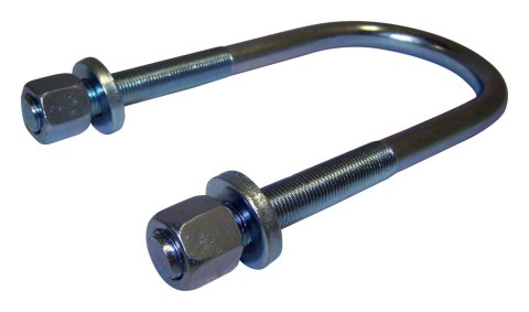 Crown Automotive U-Bolts 8130369HD U-Bolt, Round, Steel, Natural, 3.060 in. Width, Jeep, Each
