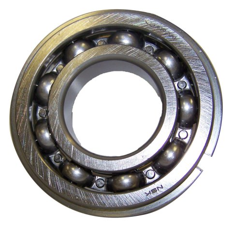 Crown Automotive Transfer Case Bearings 83300000 Bearing, Front Output Shaft Closest To Yoke Position, Steel, New Process 242, Jeep, Each