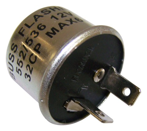 20 amps Crown Automotive Flasher Units J5452266 Unit, 12 V, amps, 2 Terminals, Jeep, Each