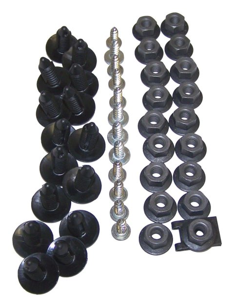 Crown Automotive Fender Flare Retainers for 1984-1994 CHEROKEE - 5AG-FR-KIT Components, Nut, Jeep, Each