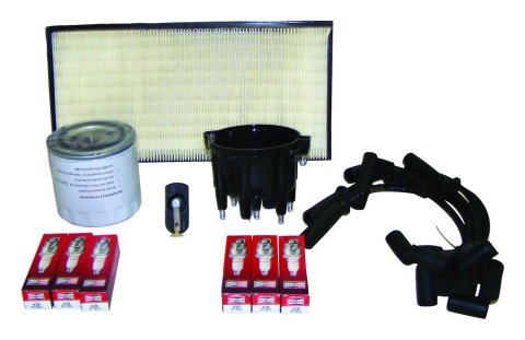Crown Automotive Vehicle Maintenance Tune-Up Kits for 1999 CHEROKEE - TK-9 Spark Plugs, Tune-Up, Plug Wires, Air Filter, Distributor Cap and Rotor, Jeep, 4.0L, Kit
