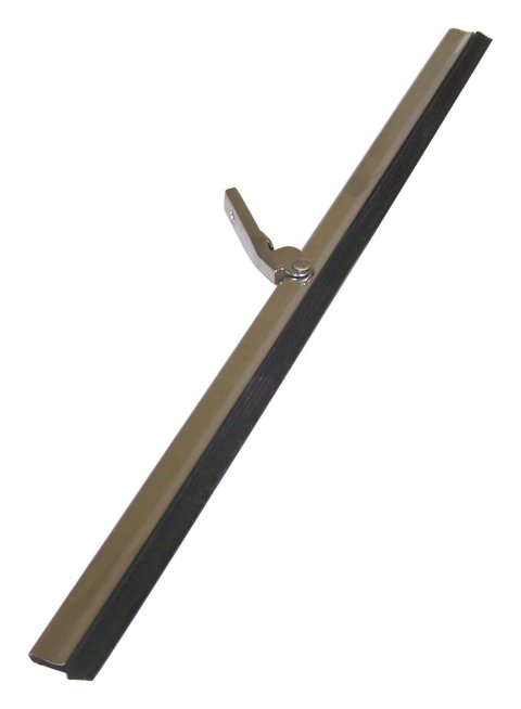 Crown Automotive Windshield Wiper Blades WSHB-1 Blade, Silver Plastic Frame, Black Rubber Blade, Jeep, Willys, Each