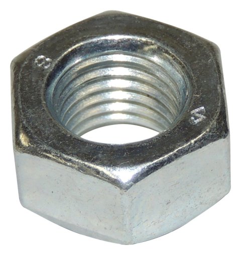 Crown Automotive Replacement Nuts 68003275AA Nuts, Replacement, Hex Style, 12mm x 1.50 Thread Size, Steel, Zinc Finish, Self-locking, Jeep, Each