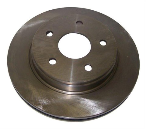 Crown Automotive Brake Rotors 52010080AE Rotors, Solid Surface, Steel, Natural, Front, Chrysler, Dodge, Ram, Each