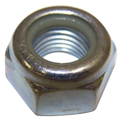 Crown Automotive Replacement Nuts 6505623AA Nut, Replacement, Hex Style, 14mm x 1.50 Thread Size, Nylon Insert, Steel, Zinc Plated, Each