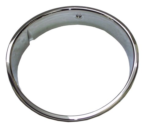 Crown Automotive Headlight Bezels for 1997-2006 WRANGLER - 55055047 Light Bezel, Headlight, Steel, Chrome, Driver Side, Jeep, Each