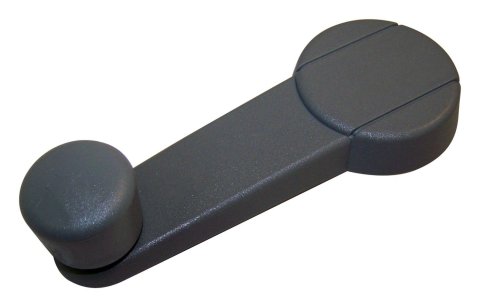 Crown Automotive Window Crank Handles for 1984-1996 CHEROKEE, 1986-1992 COMANCHE, 1993-1996 GRAND CHEROKEE - 5AB84JS1 Handle, Plastic, Charcoal, Jeep, Each