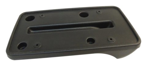 Crown Automotive License Plate Brackets for 1997-2006 WRANGLER - 55174994 Bracket, Plastic, Black, Jeep, Each