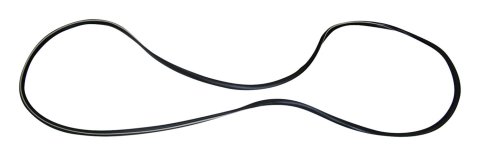 Crown Automotive Windshield Molding Kits 55176567AC Molding, Rubber, Black, Jeep, Each