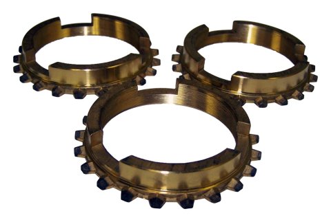 Crown Automotive Manual Transmission Replacement Parts J3209971 Synchronizer Blocking Ring, T-14A Transmission, Jeep, Set of 3