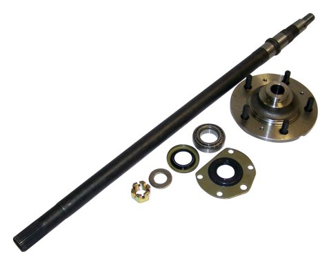 Crown Automotive Direct-Fit Axle Shaft Assemblies 8127079K Assembly, Rear Driver Side, Bolt-in, 29-spline Inner, Steel, AMC Model 20, Jeep, Each