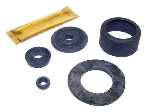 Crown Automotive - Master Cylinder Replacement Components for 1981-1983 CJ5, 1981-1986 CJ7, 1981-1985 SCRAMBLER J8132781 Clutch Repair Kit, Black, Rubber, Use Existing Hardware