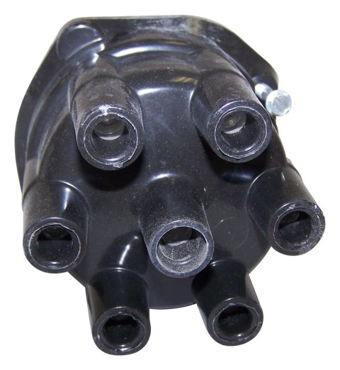 Crown Automotive Distributor Caps J4488091 Cap, Female/Socket, Screw Down, Thermoplastic, Black, Jeep, 3.8L, 4.2L, Each