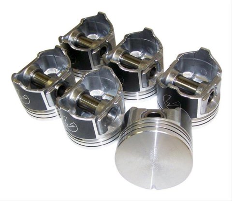 Crown Automotive Pistons 4778861PK20 Pistons, Hypereutectic, Flat Top, 3.931 in. Bore, Dodge, 3.9L, Set of 6