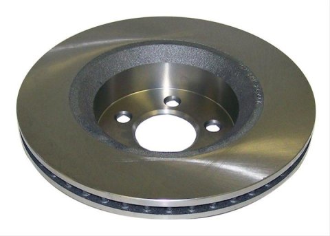 Crown Automotive Brake Rotors 4779599AA Rotors, Solid Surface, Steel, Natural, Front, Dodge, Jeep, Each