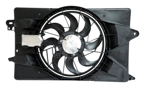 Crown Automotive Electric Fans 68197298AB Fan, Electric, Singlel, Black Plastic Blades, Black Plastic Shroud, Jeep, Each