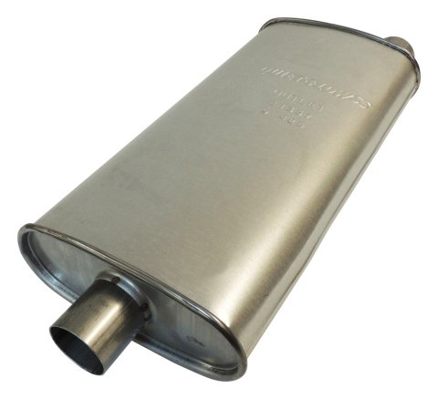 Crown Automotive Steel Inch Muffler E0021357 Muffler, Oval, Steel, Jeep, Each