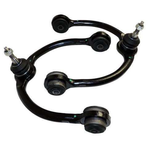 Crown Automotive Control Arms for 2006-2010 COMMANDER, 2005-2010 GRAND CHEROKEE - 52090206K Arm, Steel, Black Painted, Ball Joints, Front Upper, Jeep, Pair