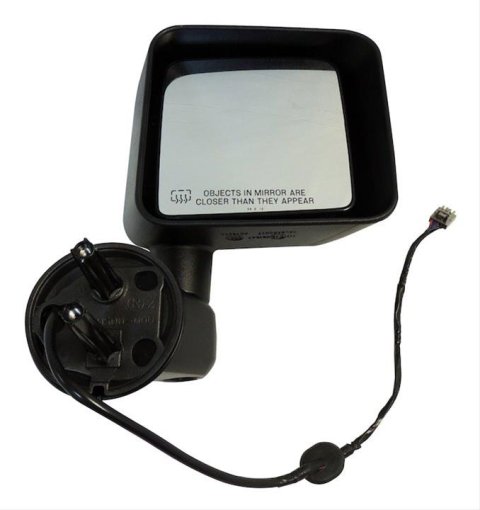 Crown Automotive Side View Mirrors 5182174AA Mirror, Replacement, Passenger Side, Electric, Flat, Heated, Jeep, Each
