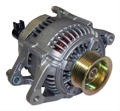 Crown Automotive Alternators 5234033 Alternator, Nippondenso Case Style, 12 V, 120 amps, Serpentine Pulley, 6-groove, Chrysler, Each