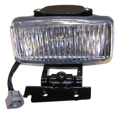 Crown Automotive Fog Lamps 55055274AB Lamp, Passenger Side Only, White Bulb, Clear Lens, Jeep, Each