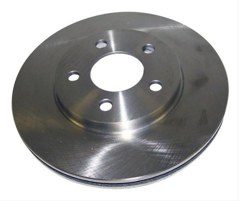 Crown Automotive Brake Rotors 5273038AA Rotors, Solid Surface, Steel, Natural, Front, Dodge, Each