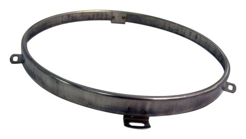 Crown Automotive Headlight Bezels for 2007-2017 WRANGLER, 2018 WRANGLER JK - 68003772AA Light Bezel, Headlight, Steel, Natural, Jeep, Each