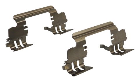 Crown Automotive Brake Pad Spring Kits 68151945AA Clip Kit, Left or Right, Front, Silver, Metal, Use Existing Hardware
