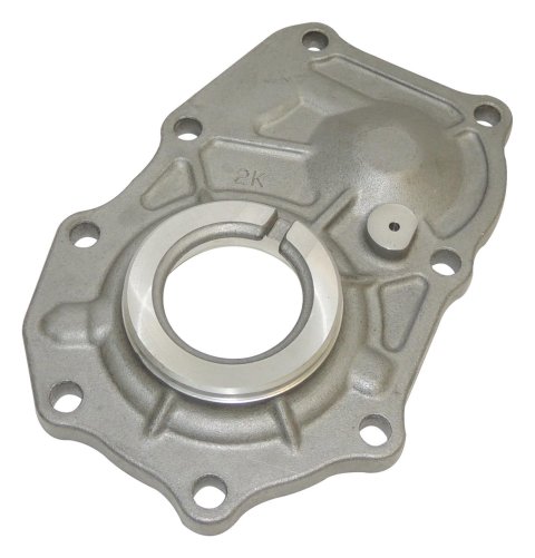Crown Automotive Manual Transmission Input Bearing Retainers 83503112 Front Retainer, Front, Silver, Metal & Rubber, Use Existing Hardware