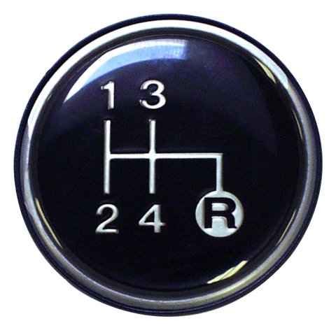 Crown Automotive Shift Knob Inserts J3241067 Label, Component, Manual, Jeep, Each