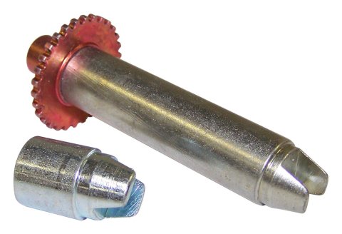 Crown Automotive Brake Hardware Components for 1974-1977 CHEROKEE, J10, J20 - J8124518 Adjusting Screw, Right, Red & Silver, Metal, Use Existing