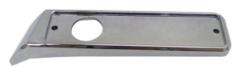Crown Automotive Side Marker Light Components J5465790 Base Plate, Component, Chrome, Passenger Front, Jeep, Each