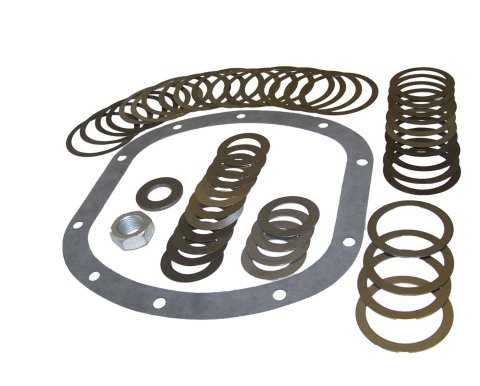 Crown Automotive Differential Shim Kits J8126502 Shims, Includes Cover Gasket, Pinion Nut and Washer, Inner and Outer Pinion Shims, Shims, Jeep, Dana 30, Kit